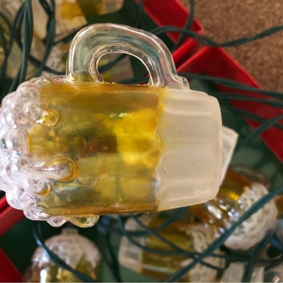 Kurt Sandler Set of 2 12CT Novelty Frosty Beer Mugs String Light Sets 24 in All - Picture 6 of 6